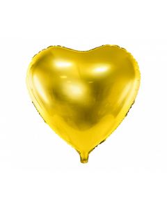 Ballon Mylar Coeur Or