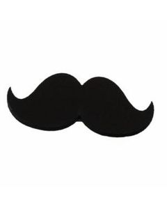 6 mini moustaches ardoise sur pince