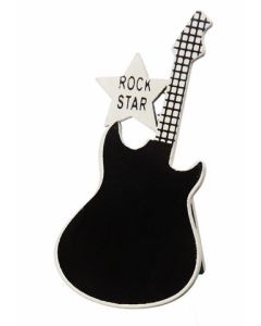 Guitare ardoise porte-nom