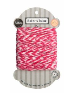 Cordelette bicolore 18 m - fuchsia