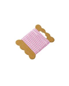 Ruban chevron 1 cm x 5 m – rose