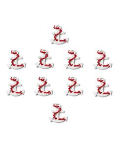 10 ancres avec cordage adhésives