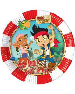 8-assiettes-Jake-et-les-pirates-20-cm