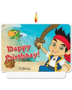 Bougie d'anniversaire décorative - Jake et les Pirates