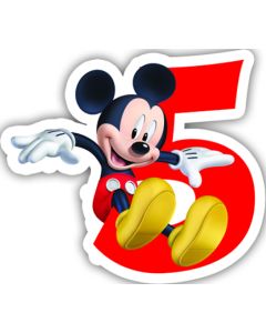 Bougie d'anniversaire n°5 - Mickey Playful