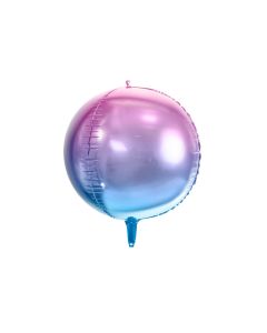 Ballon Mylar dégradé bleu violet