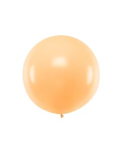 Ballon géant de Baudruche 1m Pêche Pastel
