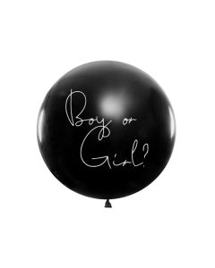 Ballon géant baudruche "Boy or Girl ?" Fille 1m