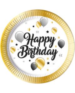 assiettes happy birthday
