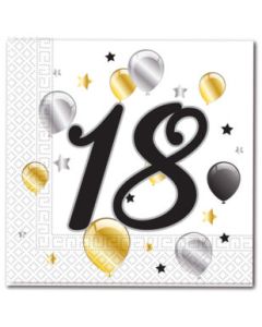 20 serviettes 18 ans