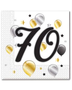 serviettes 70 ans