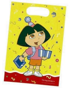 6 sacs de fête "Dora l'exploratrice"
