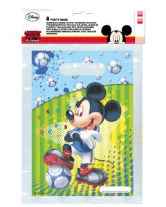 6 Sacs de fête Mickey footballer