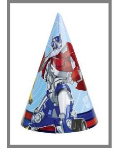 Chapeaux de fête Transformers - x8
