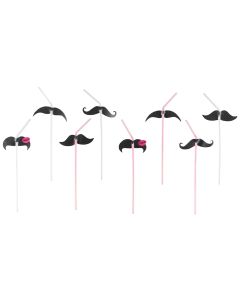 8 pailles moustaches