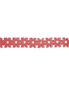 Guirlandes mini fleur - rouge