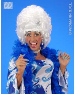 Perruque adulte "drag queen" - blanc