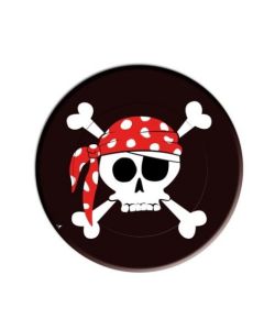 8 assiettes en carton pirate pas chères