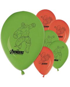 8 ballons latex - Avengers