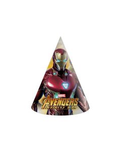 6 chapeaux anniversaire Avengers Civil War