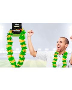 Collier de fleurs – Supporters en vert et jaune