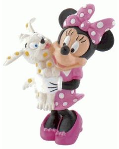 Figurine Minnie avec chien