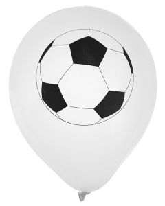 lot de 8 ballons blanc foot