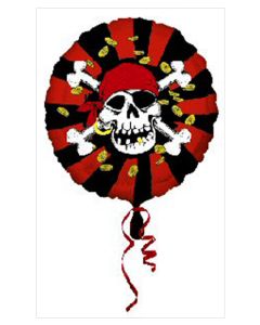 Ballon hélium pirate Jolly Roger