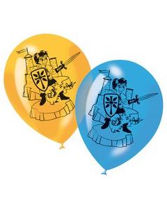 6 ballons latex - Chevalier