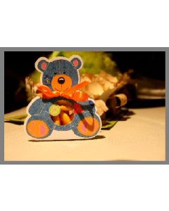ballotins à dragées baptême -nounours