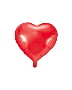 Ballon hélium forme coeur rouge 45 cm