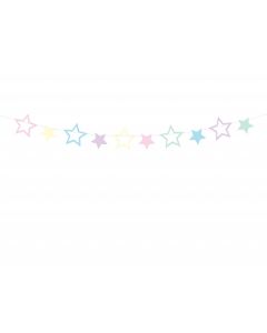 Guirlande d'étoiles DIY - collection licorne 