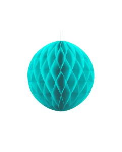 boule chinoise alvéolée turquoise