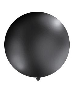 Ballon noir 1 m