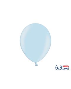 20 ballons 27 cm – bleu ciel métallisé