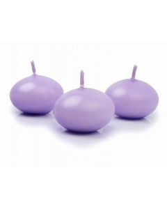 bougie flottante lilas