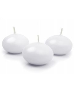 10 bougies flottantes blanches