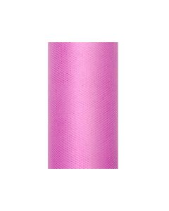 Rouleau de tulle - rose - 30 cm x 9 m