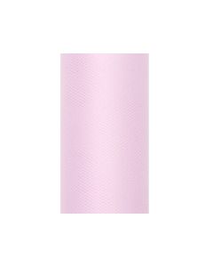 Rouleau de tulle - rose clair - 80 cm x 9 m