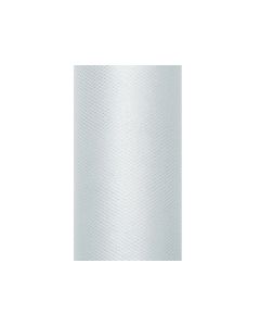 Rouleau de tulle - gris - 80 cm x 9 m