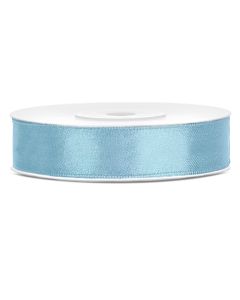 Ruban satin 12 mm - bleu ciel pâle