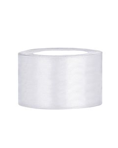 Ruban satin 38 mm - blanc