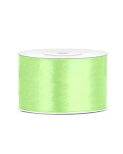 Ruban satin 38 mm - vert pistache