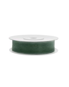 Ruban de soie 12 mm - vert bouteille