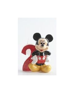 Bougie mickey chiffre 2 à prix discount