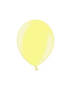 100 ballons jaunes métalliques