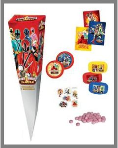 Cône surprise Power Rangers