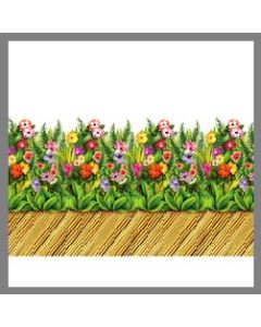 Décor de salle Hawai - fleurs