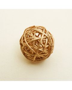 Boules en rotin - or