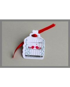 etiquettes mariage  cage à oiseau